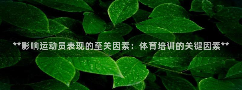 富联娱乐正规吗可靠吗：**影响运动员表现的至关因素：