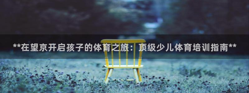富联娱乐测速地址是什么：**在望京开启孩子的体育之旅